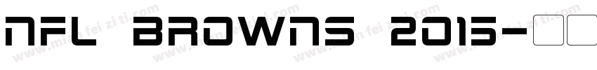 NFL Browns 2015字体转换
